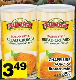 Supermarché PA CHAPELURE AURORA | Breadcrumbs offer
