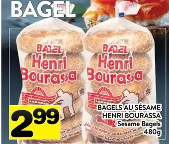 Supermarché PA BAGELS AU SÉSAME HENRI BOURASSA | Sesame Bagels offer