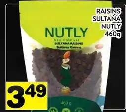 Supermarché PA RAISINS SULTANA NUTLY offer
