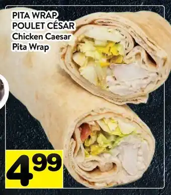 Supermarché PA PITA WRAP POULET CÉSAR | CHICKEN CAESAR PITA WRAP offer