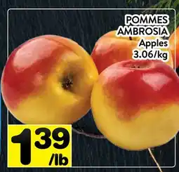 Supermarché PA POMMES AMBROSIA | Apples offer