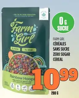 Marches Tau CÉRÉALES SANS SUCRE FARM GIRL offer