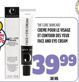 Marches Tau CRÈME POUR LE VISAGE ET CONTOUR DES YEUX THE CURE SKINCARE offer