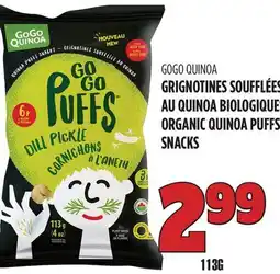 Marches Tau GOGO QUINOA GRIGNOTINES SOUFFLÉES AU QUINOA BIOLOGIQUES offer