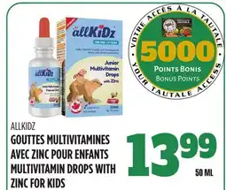 Marches Tau GOUTTES MULTIVITAMINES AVEC ZINC POUR ENFANTS MULTIVITAMIN DROPS WITH ZINC FOR KIDS offer
