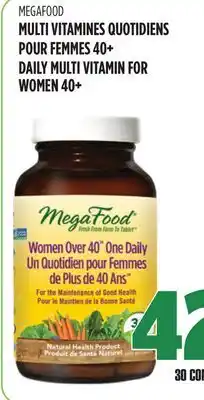 Marches Tau MULTI VITAMINES QUOTIDIENS POUR FEMMES 40+ MEGAFOOD offer