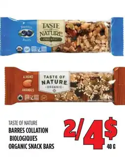 Marches Tau TASTE OF NATURE BARRES COLLATION BIOLOGIQUES offer