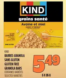 Marches Tau KIND BARRES GRANOLA SANS GLUTEN offer