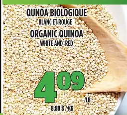 Marches Tau QUNOA BIOLOGIQUE BLANC ET ROUGE offer