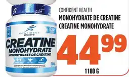 Marches Tau CONFIDENT HEALTH MONOHYDRATE DE CREATINE offer