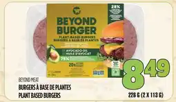 Marches Tau BEYOND MEAT BURGERS À BASE DE PLANTES offer