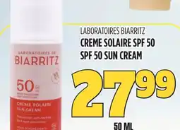 Marches Tau CRÈME SOLAIRE SPF 50 LABORATOIRES BIARRITZ offer