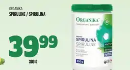 Marches Tau ORGANIKA SPIRULINE offer