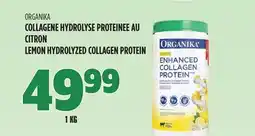 Marches Tau ORGANIKA COLLAGENE HYDROLYSE PROTEINEE AU CITRON offer