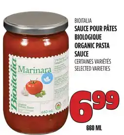 Marches Tau SAUCE POUR PÂTES BIOLOGIQUE BIOITALIA offer