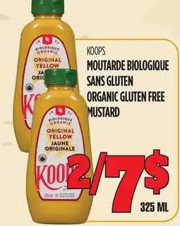 Marches Tau MOUTARDE BIOLOGIQUE SANS GLUTEN ORGANIC GLUTEN FREE MUSTARD offer