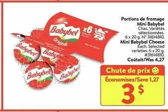 Walmart Portions de Fromage offer