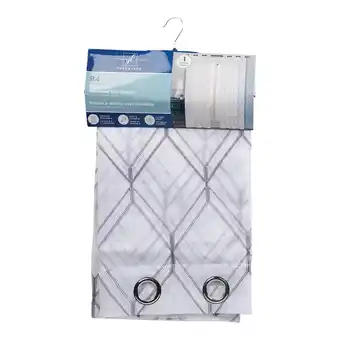 Giant Tiger "Diamond" Embroidered Dolly Curtain - 84in. offer