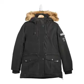 Giant Tiger La Neige by Pajar Women's Faux Fur Hooded Parka with Full Zip Closure and 4 Front Pockets offer