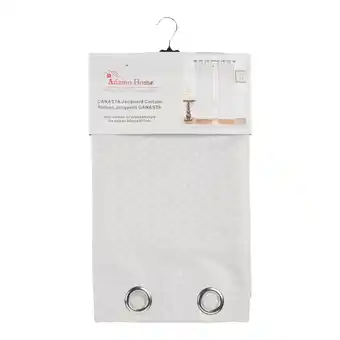 Giant Tiger Adamo Home Jacquard Curtain Panel with Grommets, 84-in, White, 1-Pack offer
