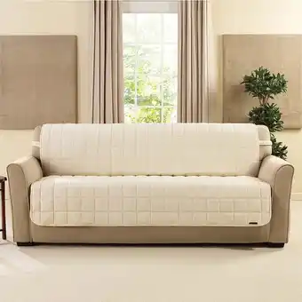 Giant Tiger surefit® Deluxe Sofa Pet Cover - Ivory offer