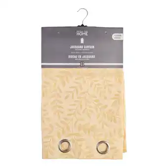 Giant Tiger Colour Your Home Jacquard Curtain Panel with Grommets, 84-in, Pale Banana, 1-Pack offer