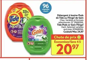 Walmart Détergent à Lessive Pods offer