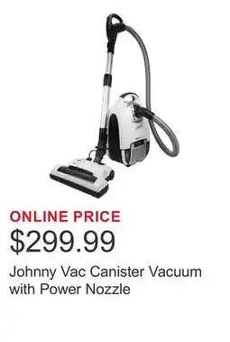 Costco Johnny Vac Canister Vacuum with Power Nozzle offer