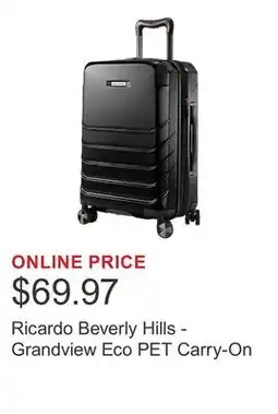 Costco Ricardo Beverly Hills - Grandview Eco PET Carry-On offer