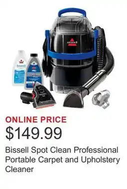 Costco Bissell Spot Clean Professional Portable Carpet and Upholstery Cleaner offer
