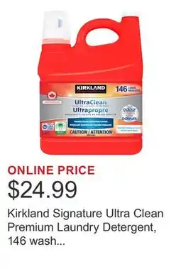 Costco Kirkland Signature Ultra Clean Premium Laundry Detergent, 146 wash loads offer