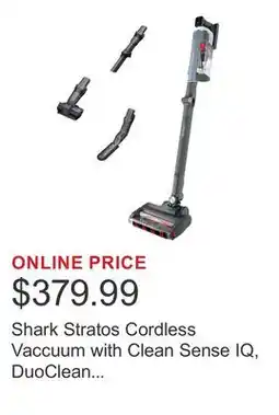Costco Shark Stratos Cordless Vaccuum with Clean Sense IQ, DuoClean PowerFins HairPro offer