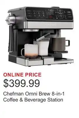 Costco Chefman Omni Brew 8-in-1 Coffee & Beverage Station offer