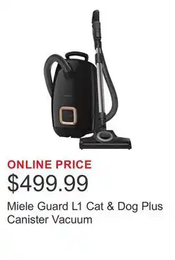 Costco Miele Guard L1 Cat & Dog Plus Canister Vacuum offer