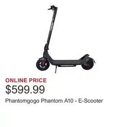 Costco Phantomgogo Phantom A10 - E-Scooter offer
