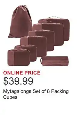 Costco Mytagalongs Set of 8 Packing Cubes offer