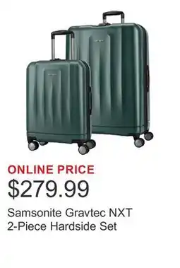 Costco Samsonite Gravtec NXT 2-Piece Hardside Set offer