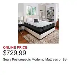 Costco Sealy Posturepedic Moderno Mattress or Set offer