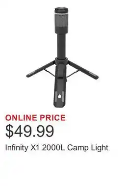 Costco Infinity X1 2000L Camp Light offer