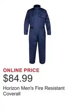 Costco Horizon Men's Fire Resistant Coverall offer