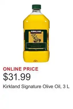 Costco Kirkland Signature Olive Oil offer