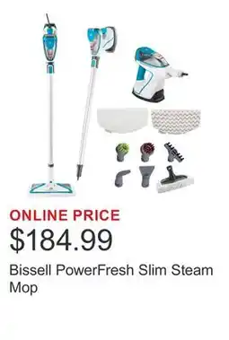 Costco Bissell PowerFresh Slim Steam Mop offer