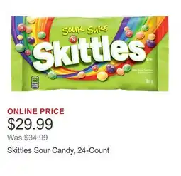 Costco Skittles Sour Candy, 24-Count offer