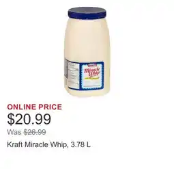 Costco Kraft Miracle Whip offer