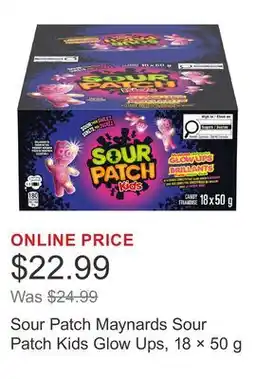 Costco Sour Patch Maynards Sour Patch Kids Glow Ups, 18 × offer