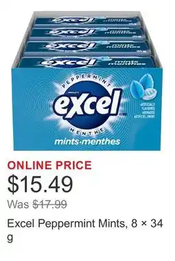 Costco Excel Peppermint Mints, 8 × offer