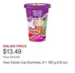 Costco Huer Candy Cup Gummies, 6 × 165 g (5.8 oz.) offer