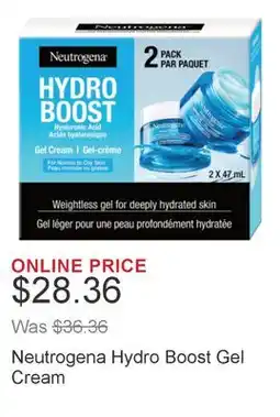Costco Neutrogena Hydro Boost Gel Cream offer