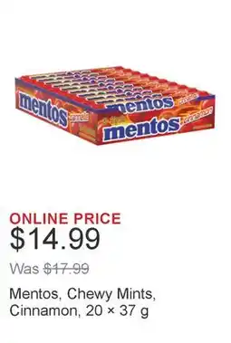 Costco Mentos, Chewy Mints, Cinnamon, 20 × offer