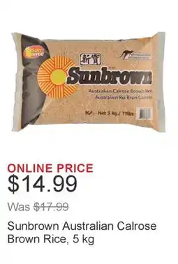 Costco Sunbrown Australian Calrose Brown Rice offer